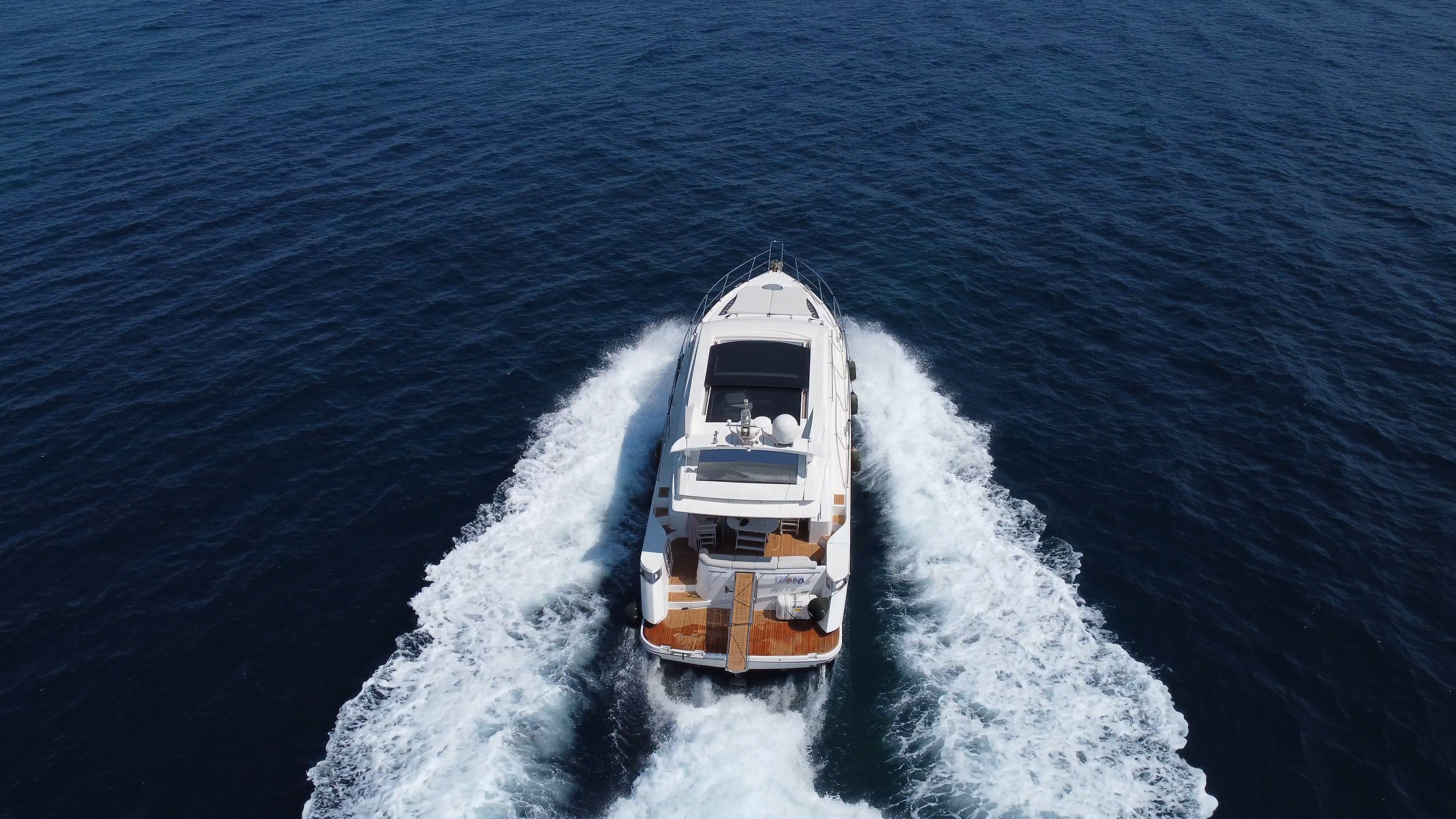 Charter yacht Afro sailing the Greek islands