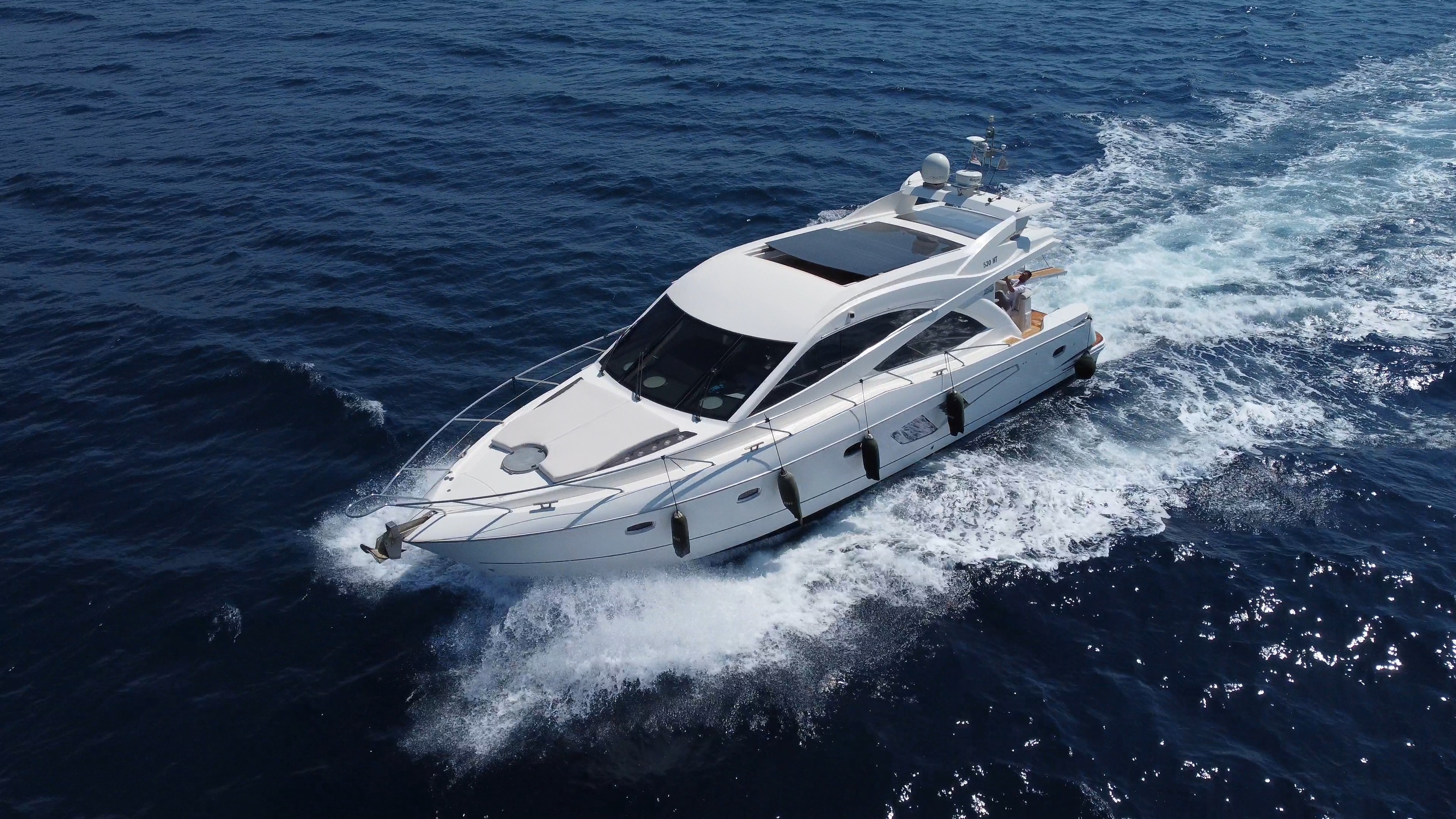 Charter yacht Afro sailing the Greek islands