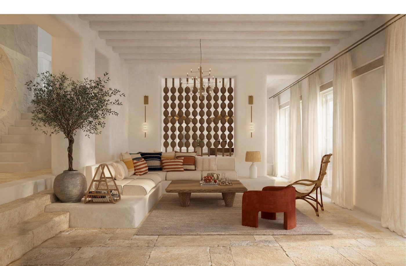 Villa Primadonna interior and grounds
